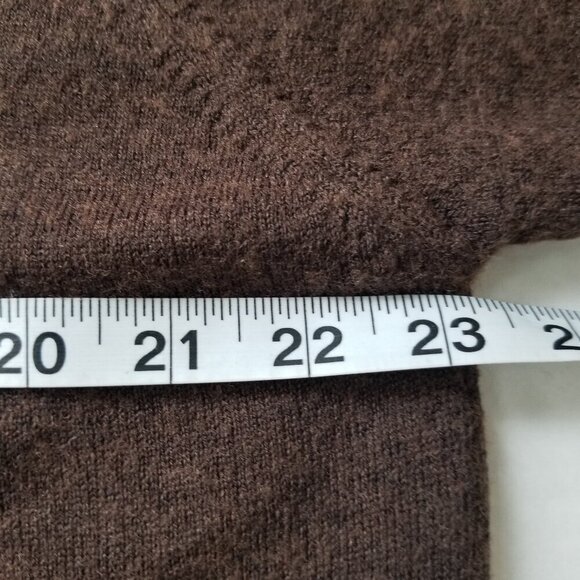 Geoffrey Beene Mens XL Merino Wool Blend Sweater Italian Preppy Minimalist - Picture 8 of 9